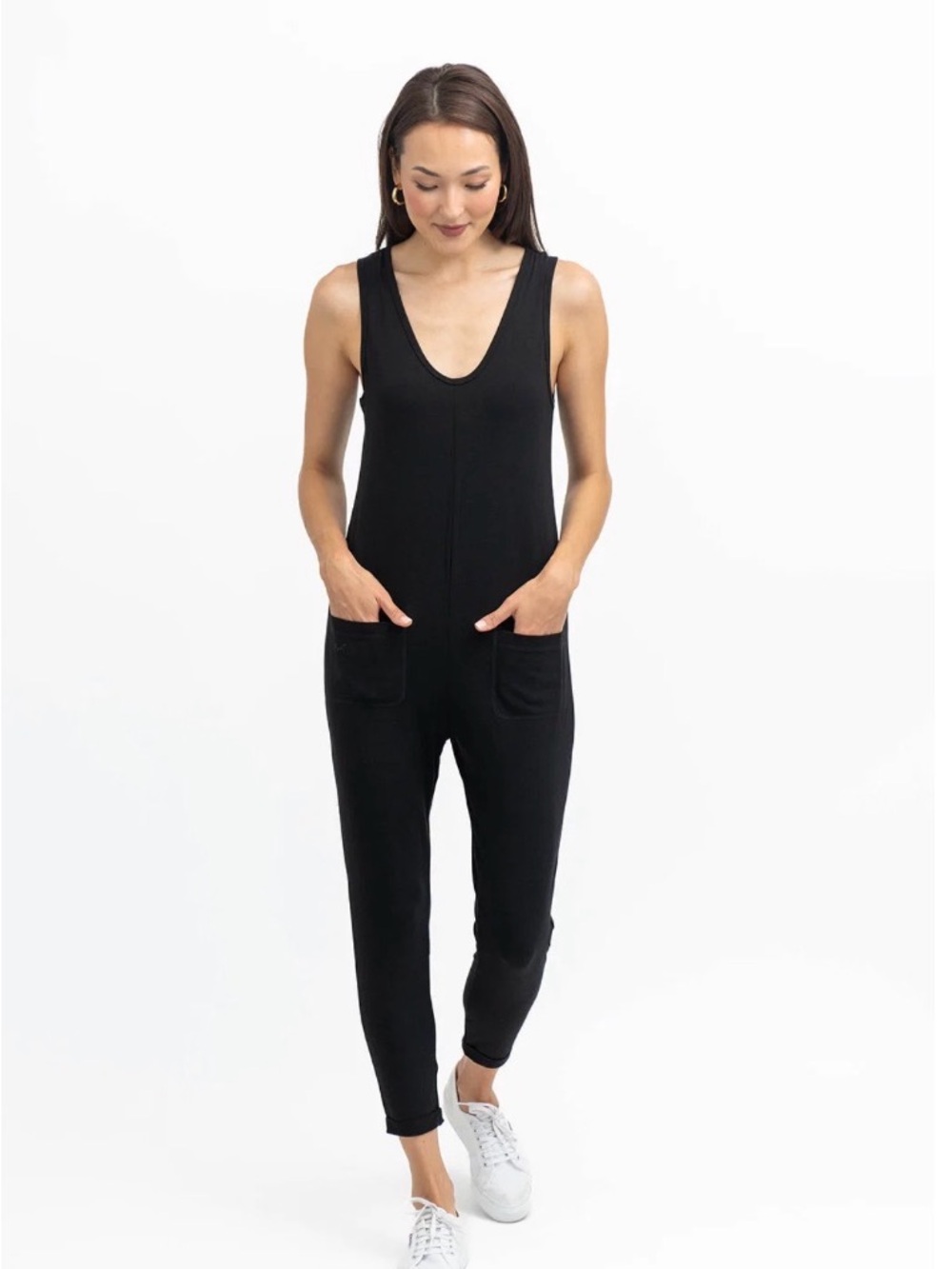 Smash & Tess Saturday romper in midnight Black. Size xxs